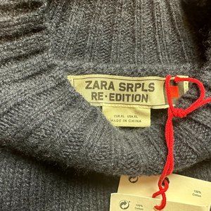 100% CASHMERE SWEATER  Zara SRPLS Re-Edition Men's Cashmere Sweater Size XL